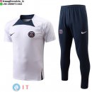 Formazione Bambino Set Completo Maglia PSG 2022/2023 Bianco I Blu