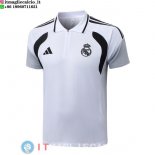 POLO Maglia Real Madrid 2026/2027 Bianco Nero Grigio POLO Maglia Real Madrid 2026/2027 Bianco Nero Grigio