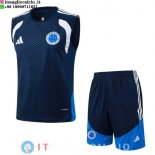 Senza Maniche Set Completo Cruzeiro 2026/2027 Blu Navy