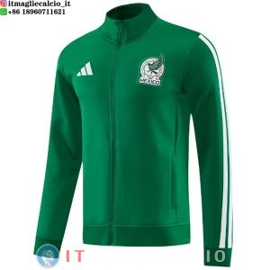 Giacca Lunga Zip Messico 2026 Verde