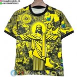 Thailandia Maglia Brasile Especial 2024 Giallo