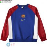 Felpa Girocollo Barcellona Uomo 2026 Rosso Blu Bianco Felpa Girocollo Barcellona Uomo 2026 Rosso Blu Bianco