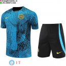 Formazione Set Completo Maglia Inter Milan 2023/2024 Blu III Nero