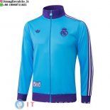 Giacca Lunga Zip Real Madrid 2025/2026 Blu Purpureo