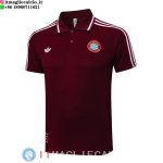 POLO Maglia Bayern Monaco 2025/2026 Borgogna