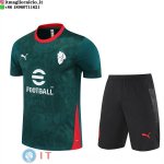 Formazione Set Completo Maglia AC Milan 2025/2026 Verde Nero Formazione Set Completo Maglia AC Milan 2025/2026 Verde Nero