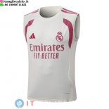 Senza Maniche Maglia Real Madrid 2026/2027 Giallo Rosa Senza Maniche Maglia Real Madrid 2026/2027 Giallo Rosa