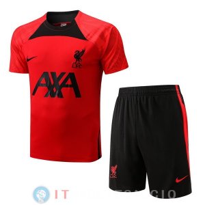 Formazione Maglia Set Completo Liverpool 2022/2023 Rosso II Nero