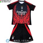 Maglia Set Completo Uomo Benfica Speciale 2024/2025 Nero Rosso