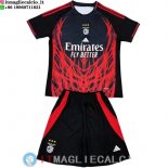 Maglia Set Completo Uomo Benfica Speciale 2024/2025 Nero Rosso