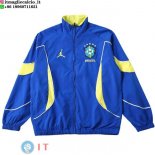 Giacca A Vento Brasile 2026 Blu Giallo Giacca A Vento Brasile 2026 Blu Giallo