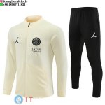 Giacca Set Completo Lunga Zip Bambino PSG 23-24 Giallo I Nero Giacca Set Completo Lunga Zip Bambino PSG 23-24 Giallo I Nero