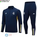 Felpa Da Allenamento Set Completo Real Madrid 2023/2024 Blu I Navy