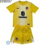 Maglia Set Completo Uomo Atletico Madrid Portiere 2025/2026 Giallo