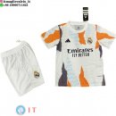 Maglia Bambino Real Madrid Speciale 2025/2026 Bianco Arancione