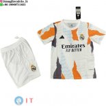 Maglia Bambino Real Madrid Speciale 2025/2026 Bianco Arancione