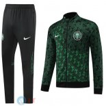 Giacca Set Completo Nigeria 2022 Verde Navy