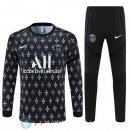 Giacca Bambino Set Completo PSG 21-22 Nero Bianco