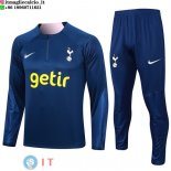 Felpa Da Allenamento Set Completo Tottenham Hotspur 23-24 Blu Navy