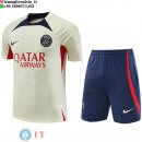 Formazione Maglia Set Completo Paris Saint Germain 2023/2024 Giallo I Blu