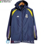 Giacca A Vento Real Madrid 2023/2024 Blu Navy Giallo