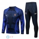 Giacca Set Completo Paris Saint Germain 22-23 Blu Navy