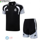 POLO Maglia Set Completo Real Madrid 2026/2027 Nero Grigio POLO Maglia Set Completo Real Madrid 2026/2027 Nero Grigio