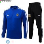 Tuta da Allenamento Bambino Argentina Mezza Cerniera 2026 Blu Bianco Nero