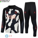 Felpa Da Allenamento Set Completo Paris Saint Germain 23-24 Giallo Nero Arancione