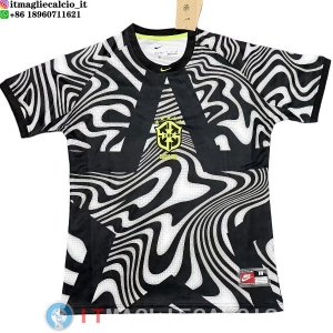 Thailandia Maglia Brasile Portiere 2026 Nero Bianco