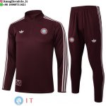 Felpa Da Allenamento Bambino Set Completo Bayern Monaco 25-26 Borgogna Felpa Da Allenamento Bambino Set Completo Bayern Monaco 25-26 Borgogna