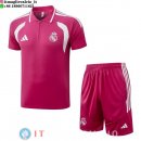 POLO Maglia Set Completo Real Madrid 2026/2027 Rosa Bianco