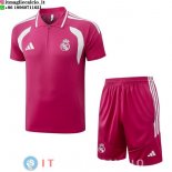 POLO Maglia Set Completo Real Madrid 2026/2027 Rosa Bianco POLO Maglia Set Completo Real Madrid 2026/2027 Rosa Bianco