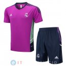 Formazione Maglia Set Completo Real Madrid 2022/2023 Purpureo Navy