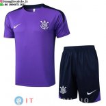 Formazione Set Completo Maglia Corinthians Paulista 2025/2026 Purpureo Nero