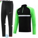 Felpa Da Allenamento Set Completo Nike 23-24 Nero Verde