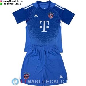 Maglia Bambino Bayern Monaco Portiere 2025/2026 Blu