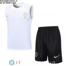 Senza Maniche Set Completo Maglia Corinthians Paulista 2023/2024 Bianco Nero