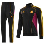Giacca Set Completo Lunga Zip AS Roma 25-26 Nero Giacca Set Completo Lunga Zip AS Roma 25-26 Nero