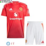 Maglia Set Completo Uomo Manchester United Prima 2024/2025 Maglia Set Completo Uomo Manchester United Prima 2024/2025