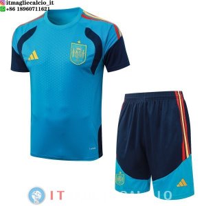 Formazione Set Completo Maglia Spagna 2026 Blu Luce