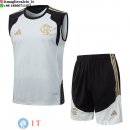 Senza Maniche Set Completo Maglia Flamengo 2026/2027 Giallo Bianco