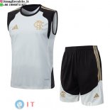 Senza Maniche Set Completo Maglia Flamengo 2026/2027 Giallo Bianco