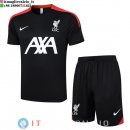 Formazione Maglia Set Completo Liverpool 2024/2025 Nero Bianco
