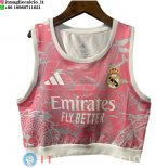 Maglia Senza Maniche Donne Real Madrid Speciale 2025/2026 Rosa