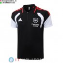POLO Maglia Arsenal 2026/2027 Nero Bianco Rosso