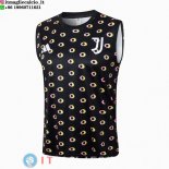 Senza Maniche Maglia Juventus 2024/2025 Nero Bianco