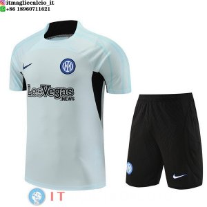 Formazione Bambino Set Completo Maglia Inter Milan 2023/2024 Blu I Nero