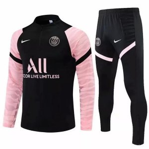 Giacca Set Completo Paris Saint Germain 21-22 Nero Rosa