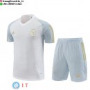 Formazione Set Completo Maglia Algeria 2022 Bianco Grigio